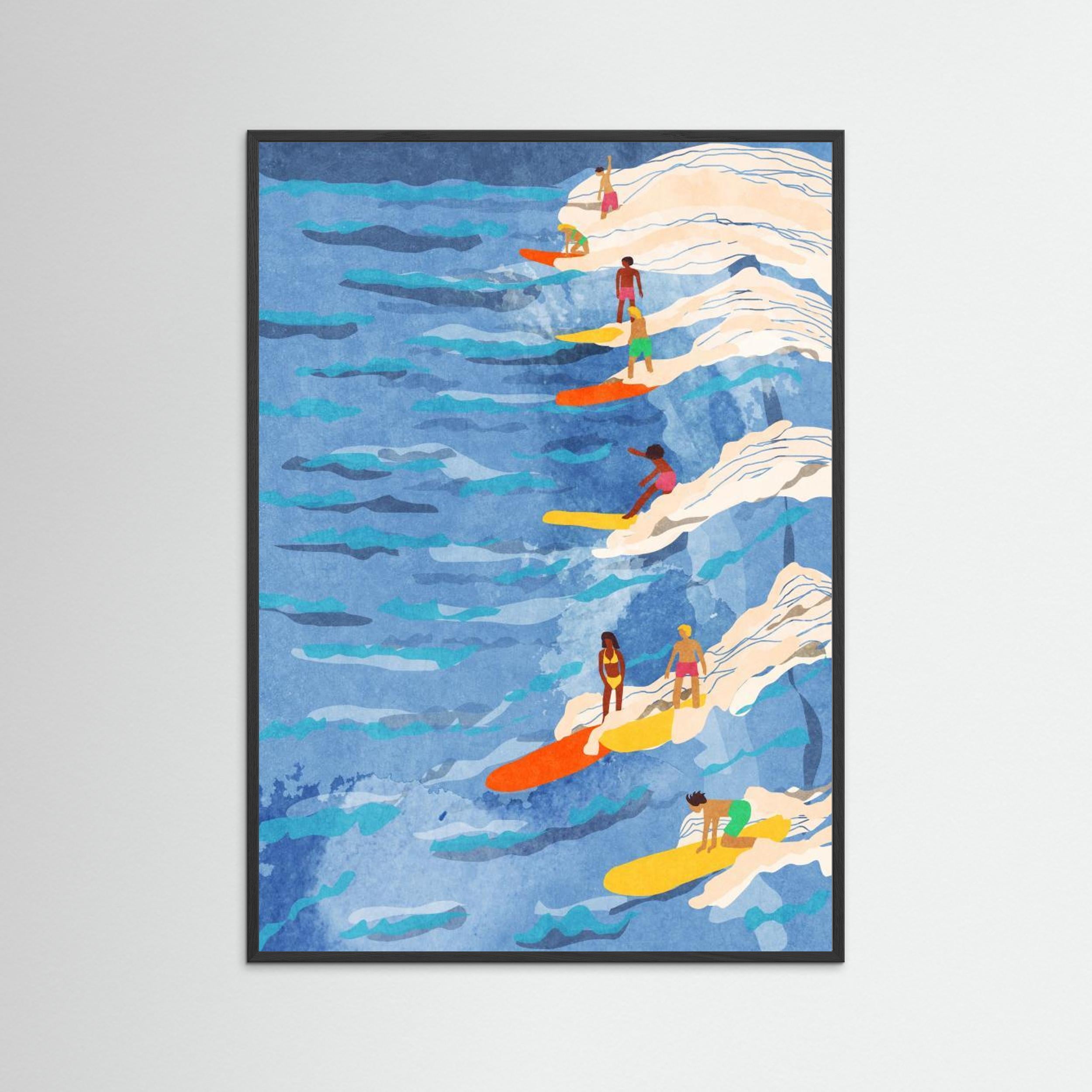 chilled surfing by Raissa Oltmanns